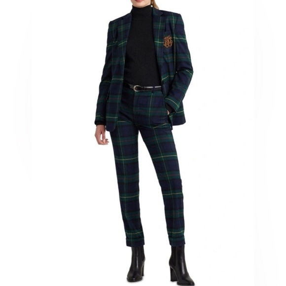 ⭐️NWT Ralph Lauren Plaid Bullion Blazer⭐️ - Picture 8 of 13
